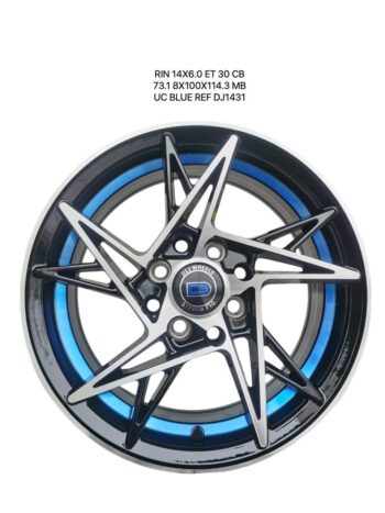 RINES R/14*6.0/8H*100/114.3/73.1/30 MB UC BLUE