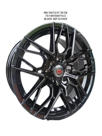 RINES R/15*6.5/8H*100/114.3/73.1/35 BLACK